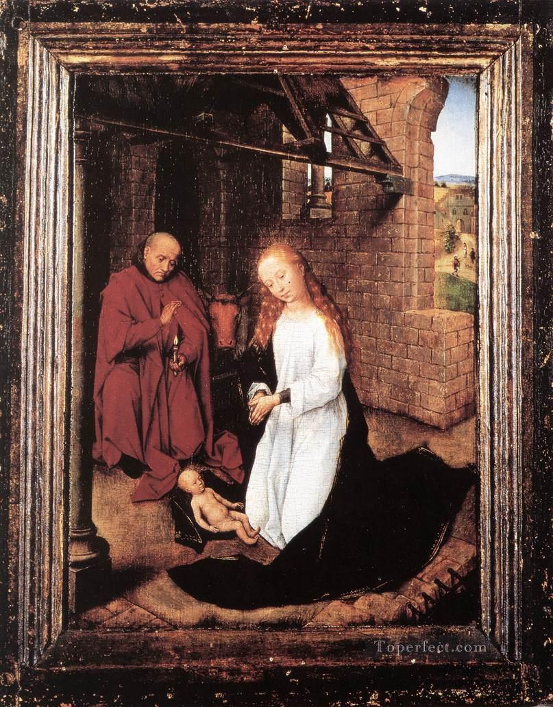 Nativity 1470 Netherlandish Hans Memling Oil Paintings